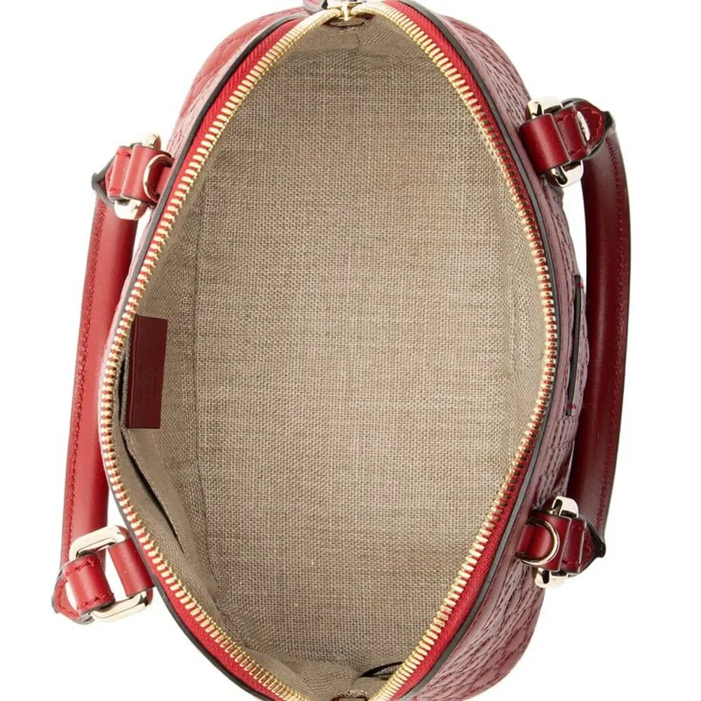 Gucci Microguccissima Leather Dome Small Satchel